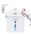 IOKHEIRA Cat Water Fountain,Updated 84oz/3L Automatic Ultra-Quiet Pet Fountain Dog Water Dispenser with Quadruple-Action Filter for Cats, Dogs, Other Pets