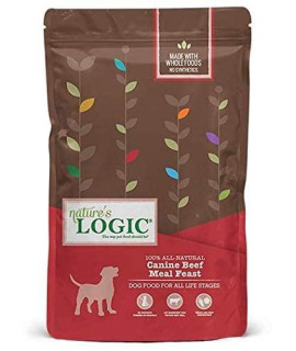 NATURES LOgIc Dog Food canine Meal Feast, Beef