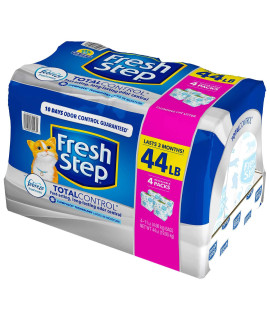 Fresh Step Total control Scented Litter With Power of Febreze clumping cat Litter (44 Lbs.) 44 Lb