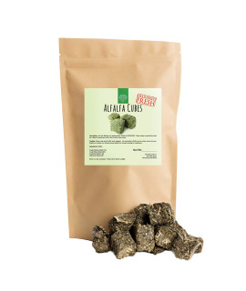 Small Pet Select - Straight Alfalfa Hay cubes - 100 All Natural Alfalfa Hay, Not Blended - Delivered Fresh, (1 lb)