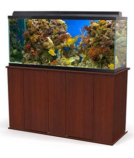 Aquatic Fundamentals, 75/90 Gallon, Serene Cherry Upright Aquarium Stand, Made in The USA