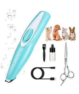 YJHH Rechargeable Cordless Cat and Dog Clippers, Electric Pet Trimmer for Dogs, Low Noise for Trimming The Hair Around Face, Eyes, Ears, Paw, Rump