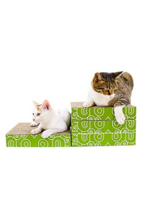 Pet Cushion Pet Bed CP-095 4 in 1 Double Sided Folding Cat Scratch Board Corrugated Paper Cat Grinding Claw Toy