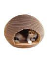 Pet Cushion Pet Bed CP-091 Ball-Shaped Corrugated Paper Cat Scratch Board Cat Litter Grinding Claw Toy