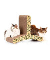 Pet Cushion Pet Bed CP-085 T-Shaped Cat Climber Corrugated Paper Cat Scratch Board Grinding Claw Toy