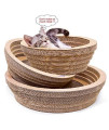 Pet Cushion Pet Bed CP-090 Bowl-Shaped Corrugated Paper Cat Scratch Board Cat Litter Grinding Claw Toy, Outer Diameter: 51.5cm