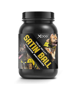 True Beast Satin Ball Calorie Enhancer - Made with Bone Broth Protein, Collagen Protein, MCT Oil Powder and Chia Seed. 4140 Calories, All Natural. Satin Balls High Calorie Weight Gainer for Dogs.