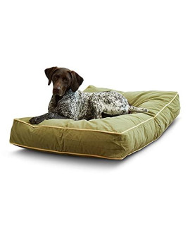 Happy Hounds Buster Medium (42 x 30 in.) Fern Rectangle Pillow Style Dog Bed