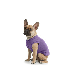 Espawda Casual Stretch Comfort Cotton Dog Sweatshirt Sweater Vest For Small Dogs, Medium Dogs, Big Dogs (X-Small, Purple)
