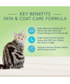 Blue Buffalo True Solutions Perfect Coat Natural Skin & Coat Care Adult Dry Cat Food, Salmon 11-lb