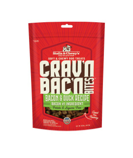 Stella & Chewy's Crav'n Bac'n Dog Treats Bacon & Duck Recipe, 8.25 oz. Bag