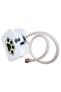 Pet Automatic Drinking Fountain Outdoor Dog Pet Drinking Doggie Activated Water Hose Water Dispenser from The United States