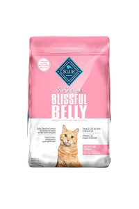 Blue Buffalo True Solutions Blissful Belly Natural Digestive Care Adult Dry Cat Food, Chicken 11-lb