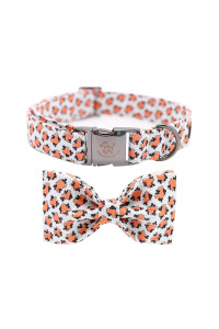 Elegant little tail Dog collar with Bow, comfotable Dog Bowtie, Bowtie Dog collar Adjustable Dog collars for Small Medium Large Dogs and cats