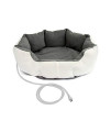 StarSun Depot Heated 19-inch Small Dog or Cat Bed with 6ft Electric Cord