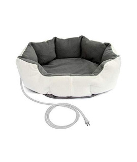 StarSun Depot Heated 19-inch Small Dog or Cat Bed with 6ft Electric Cord