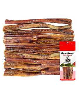 Downtown Pet Supply - Jumbo Bully Sticks for Large Dogs - Dog Dental Treats & Rawhide-Free Dog Chews - Protein, Vitamins & Minerals Dog Treats - USA Grass-Fed Beef Sticks - Bulk Bag - 6in - 5 lbs