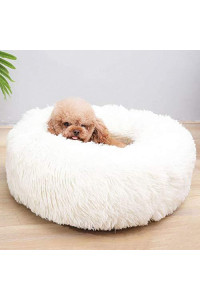 MUDEREK Long Plush Pet Mat PP Cotton Filling Winter Warm Dog Cat Pads Round Pet Bed Seat Covers