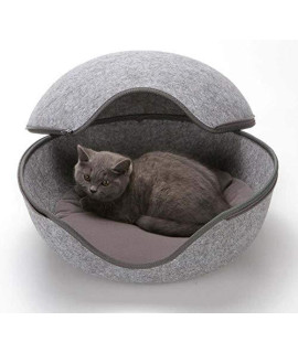 Teddy Bear Dog Hole Egg Shaped Cat Bed Cat Mat Warm Pet Nest Suitable For Cute Cats And Small Dogs