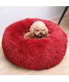 RIBITENS Long Plush Pet Mat PP Cotton Filling Warm Dog Cat Nest Pads Round Pet Bed Seat Covers