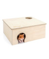 Niteangel Birch Chamber-Maze Hamster Hideout - Small Pets Woodland House Habitats Decor For Hamster Mice Gerbils Mouse