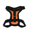 Voyager Step-in Lock Pet Harness - All Weather Mesh, Adjustable Step in Harness for Cats and Dogs by Best Pet Supplies - Orange/Black Trim, XXS