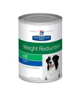 Hill's Prescription Diet r/d Weight Reduction Original Canned Dog Food 12/12.3 oz