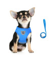 FEimaX No Pull Dog Harness and Leash Set, Soft Mesh Adjustable Lightweight Puppy Harnesses with Reflective Strap, Escape Proof Small Dog Cat Vest for Outdoor Walking