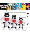 LOONEY TUNES for Pets Sylvester The Cat Big Head Plush Dog Toy | Officially Licensed Warner Brothers Dog Toy | Large Stuffed Animal for Dogs, 12 Inches