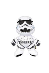 Star Wars Storm Trooper Dog Toy 12 Inch Plush Toy for Dogs, White Storm Trooper Figure Toy Large Star Wars Plush Toys Fabric Plush Dog Toy, Squeaky Star Wars Plush Toys for Large Dogs