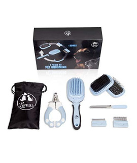 Professional Pet Grooming Kit for Cats and Dogs (blue)