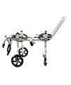Cora Pet Adjustable Aluminum Alloy Dog ??Wheelchair, Hind Leg and Hind Limb Rehabilitation Training, Suitable for Disabled/Disabled/paralyzed/Elderly/Cats and Rabbits, Four Wheels.