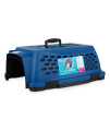 You & Me Relaxing Refuge Teal Dog Kennel, 24" H, X-Small