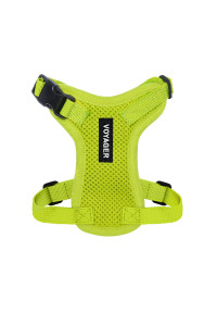 Voyager Step-in Lock Pet Harness - All Weather Mesh, Adjustable Step in Harness for Cats and Dogs by Best Pet Supplies - Lime Green, XXS