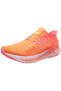 New Balance Womens Fresh Foam 1080 V11 Running Shoe, citrus PunchVivid coral, 6 Wide