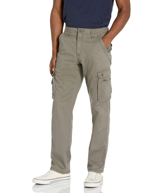 Lee Mens Wyoming Relaxed Fit cargo Pant, Sagebrush, 38W x 30L