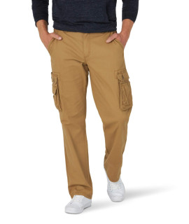 Lee Mens Wyoming Relaxed Fit cargo Pant, Bourbon, 34W x 29L