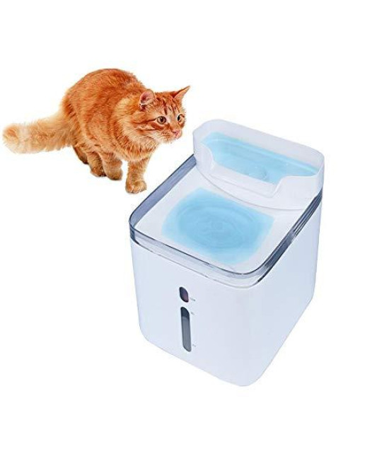 Pet Waterer, Intelligent Cat and Dog Water Dispenser with Automatic Circulation Filter 3l Large Capacity Cat Waterer USB Electric Water Dispenser, Suitable for Small Cats and Dogs