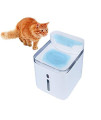 Pet Waterer, Intelligent Cat and Dog Water Dispenser with Automatic Circulation Filter 3l Large Capacity Cat Waterer USB Electric Water Dispenser, Suitable for Small Cats and Dogs