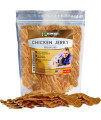 Vet Recommended Premium chicken Jerky for Dogs - giant 8oz Bag All Natural Dog Treats - Single Ingredient - No Fillers or Preservatives - Whole Dehydrated chicken Not Formed - Made in USA