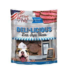 Loving Pets Products Deli-Licious Pastrami Recipe Dog Treat 6 oz (8080)