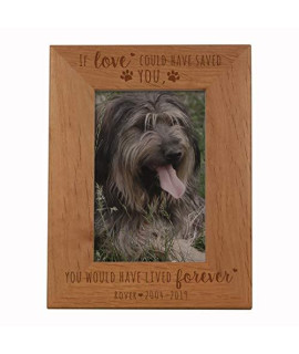 LifeSong Milestones Personalized Memorial Dog Photo Frame Message Quotes Gift for Loss of Loved pet- Bereavement Sympathy Memorial Picture Frame- 4