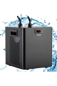 Poafamx Aquarium Chiller 79Gal 1/3 HP Water Chiller for Hydroponics System Home Use Axolotl Fish Coral Shrimp 110V with Pump and Pipe