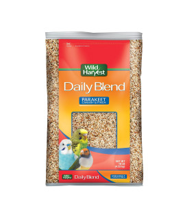 Wild Harvest Daily Blend Nutrition Diet for Parakeet, Canary and Finch 10 Pounds