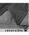 SUNNYTEX Waterproof & Reversible Dog Bed Cover Pet Blanket Sofa, Couch Cover Mattress Protector Furniture Protector for Dog, Pet, Cat(68"*82",Dark Grey/Grey)