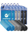 YQXcc 6 Pack cooling Towel (47x12) Ice Towel for Neck, Microfiber cool Towel, Soft Breathable chilly Towel for Yoga, Sports, golf, gym, camping, Running, Fitness, Workout More Activities