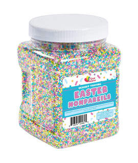 Easter Nonpareils - Pastel Sprinkles - Bulk Sprinkles - Decorating Topping - Summer Mix - 18 Pound