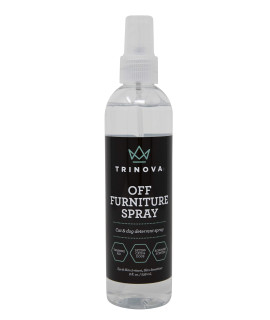 TriNova Off Furniture Spray - Deterrent for Pets, cats, Dogs, Puppies, Kittens - Anti-Scratch Rosemary, ginger, geranium, Lemongrass Training Aid, Made in USA