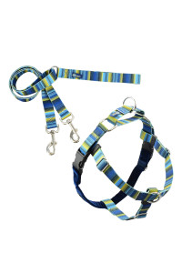 2 Hounds Design Freedom No Pull Dog Harness and Leash | Adjustable Gentle Comfortable Control for Easy Dog Walking |for Small Medium and Large Dogs | EarthStyle Designs | Made in USA