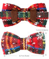 Joytale Christmas Breakaway Cat Collar with Bow Tie and Bell, Cute Plaid Patterns, 1 Pack Girl Boy Kitty Safety Collars, Christmas Red